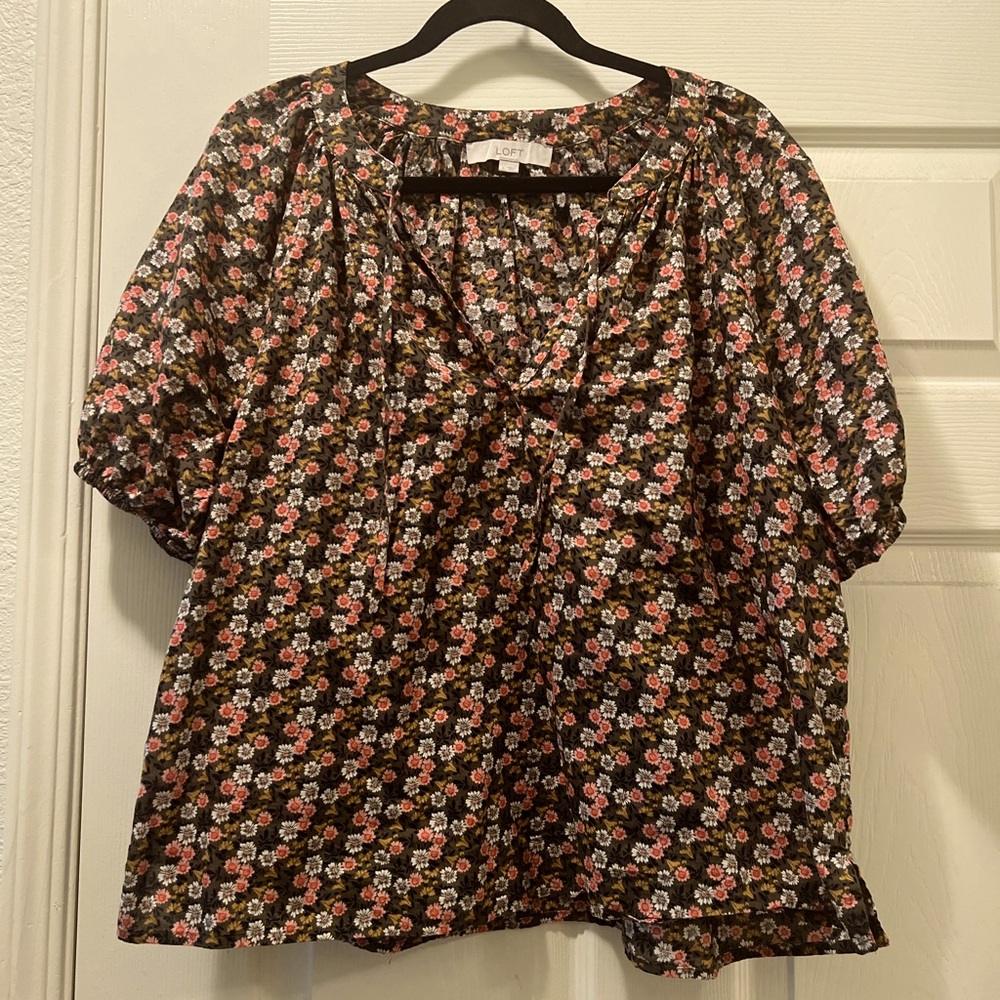 LOFT linen blouse